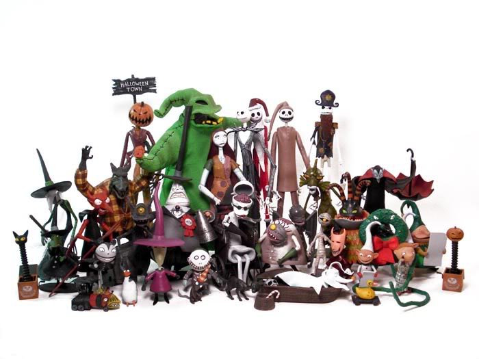the nightmare before christmas action figures