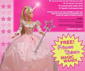 unicorn princess barbie