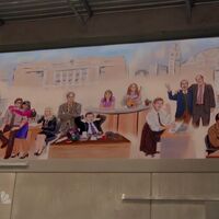 Finale Mural Dunderpedia The Office Wiki Fandom