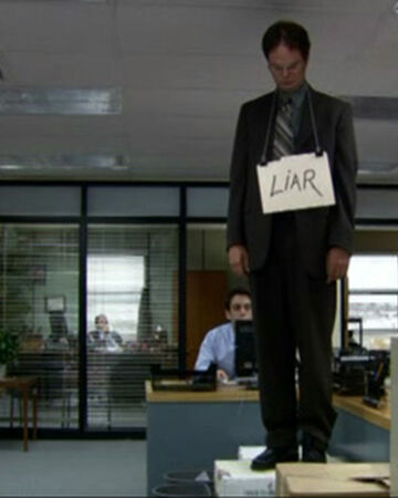 Image result for dwight liar