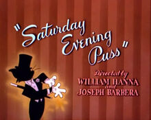 Saturday Evening Puss Title Card