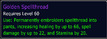 Golden Spellthread