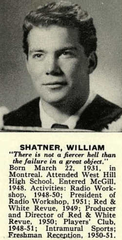 William shatner 1952