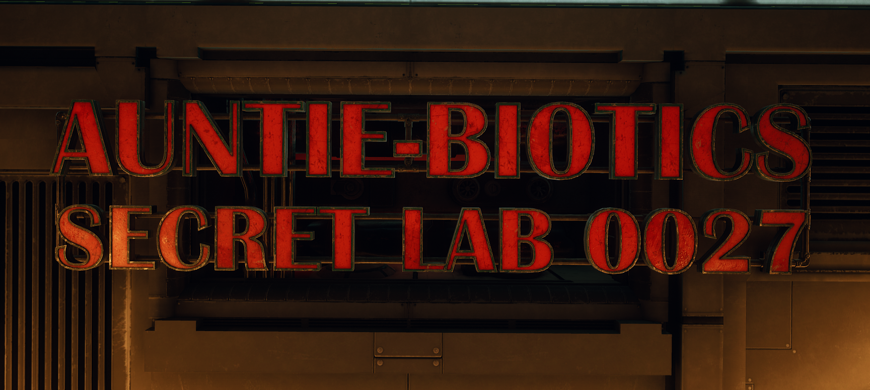  Secret lab sign  The Outer Worlds Wiki Fandom