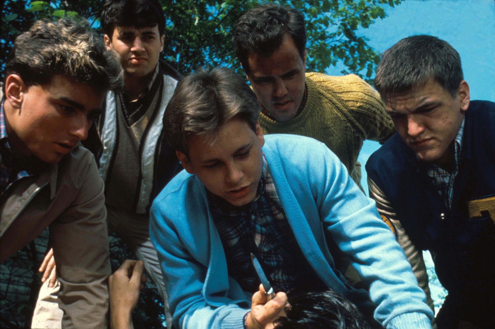 diane-lane-matt-dillon-and-michelle-meyrink-in-the-outsiders-1983