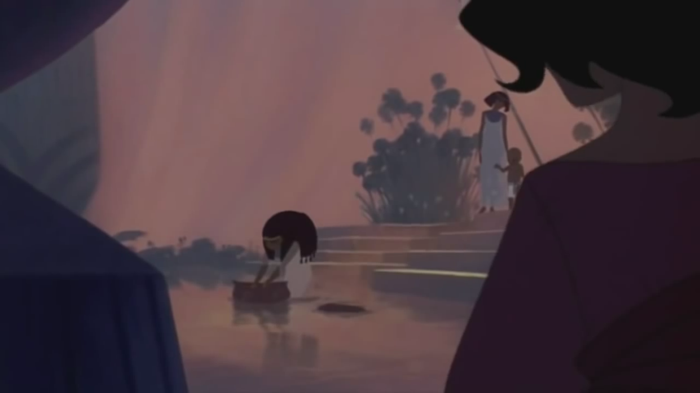 Image - Tuya discovering Moses in a basket.png | The Prince of Egypt ...