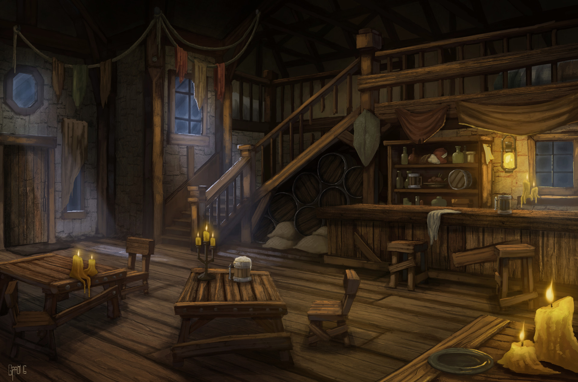 Kafana Obod - Page 4 Grady-frederick-interior-sets-inn-color