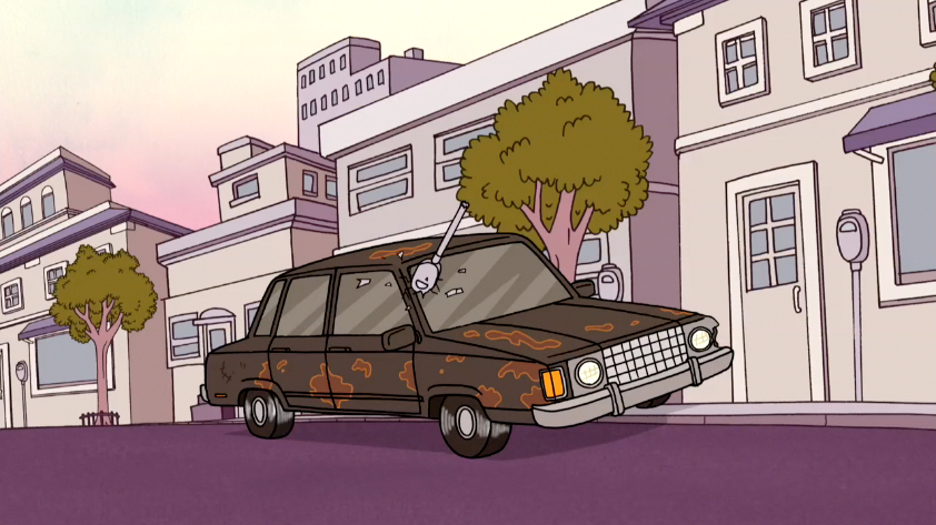 Muscle Man S Car Regular Show Wiki Fandom Ed By Wikia S5e01 132 Parking Meter Hitting The Windshield