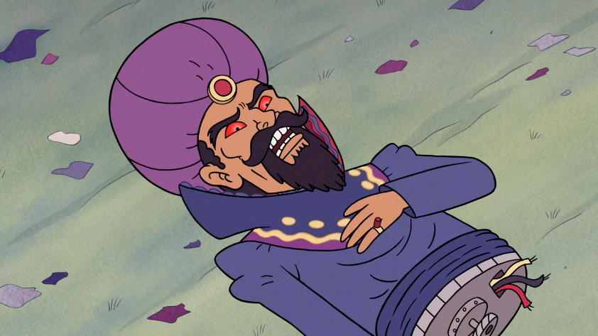 Racki (Steve Blum) Gets the Last Laugh