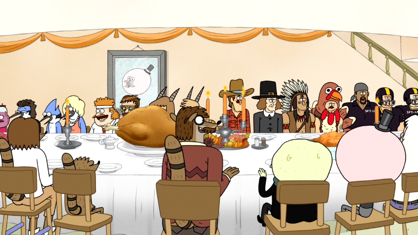 Cute thanksgiving mouse drawing