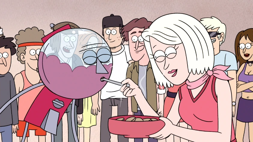 Pops Anime Regular Show