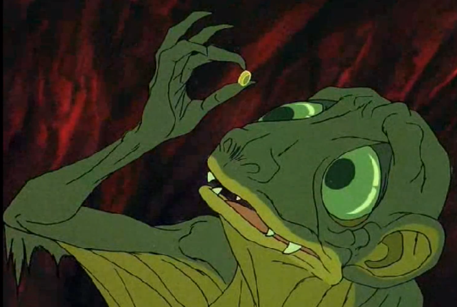 lord of the rings animated gollum