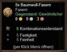 Baumwoll-Fasern