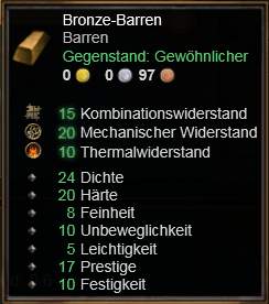 Bronze-Barren