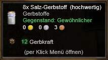 Salz-Gerbstoff