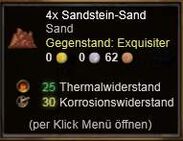 Sandstein-Sand