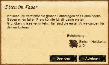 Eisen im Feuer
