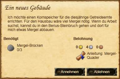 Ein neues Gebäude