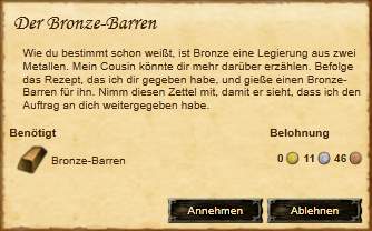 Der Bronze Barren