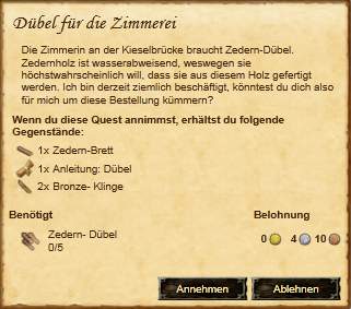 Dübel für die Zimmerei