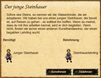 Der junge Steinhauer