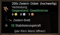 Zedern-Dübel (h)