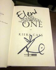 Autograph by Kiera Cass