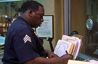 5x07 Black sergeant writing