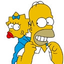 Simpsons Homer-Lisa