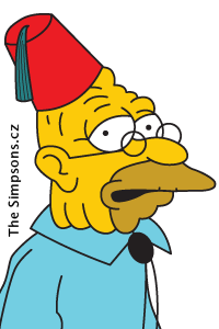 Abe-simpson - klobouček