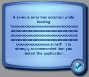1Load game filename error