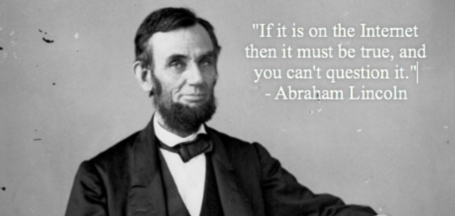 Image result for internet abraham lincoln