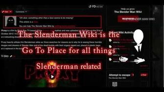Slenderman Wiki 15 second promo (Halloween)