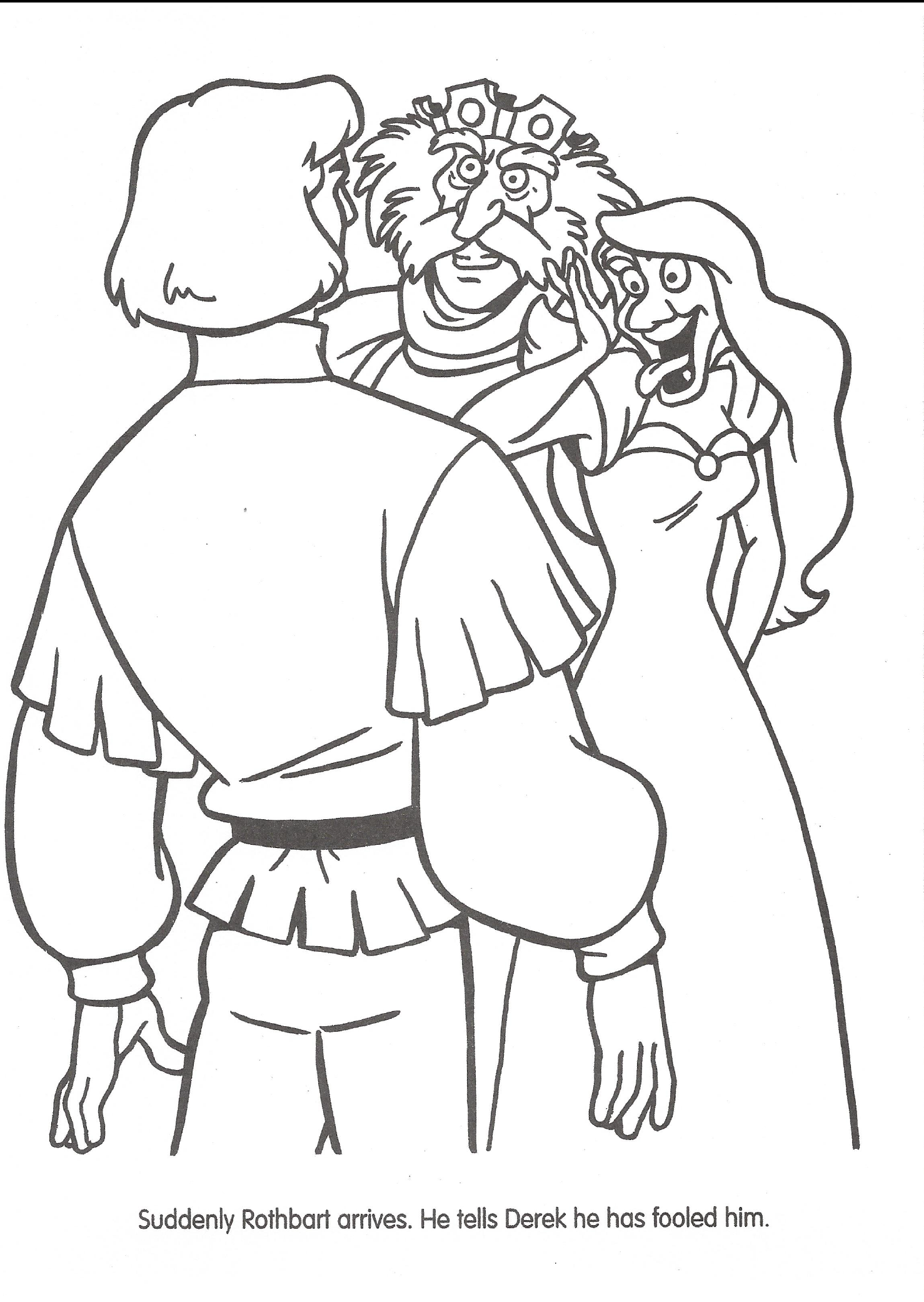 Swan Princess official coloring page 43