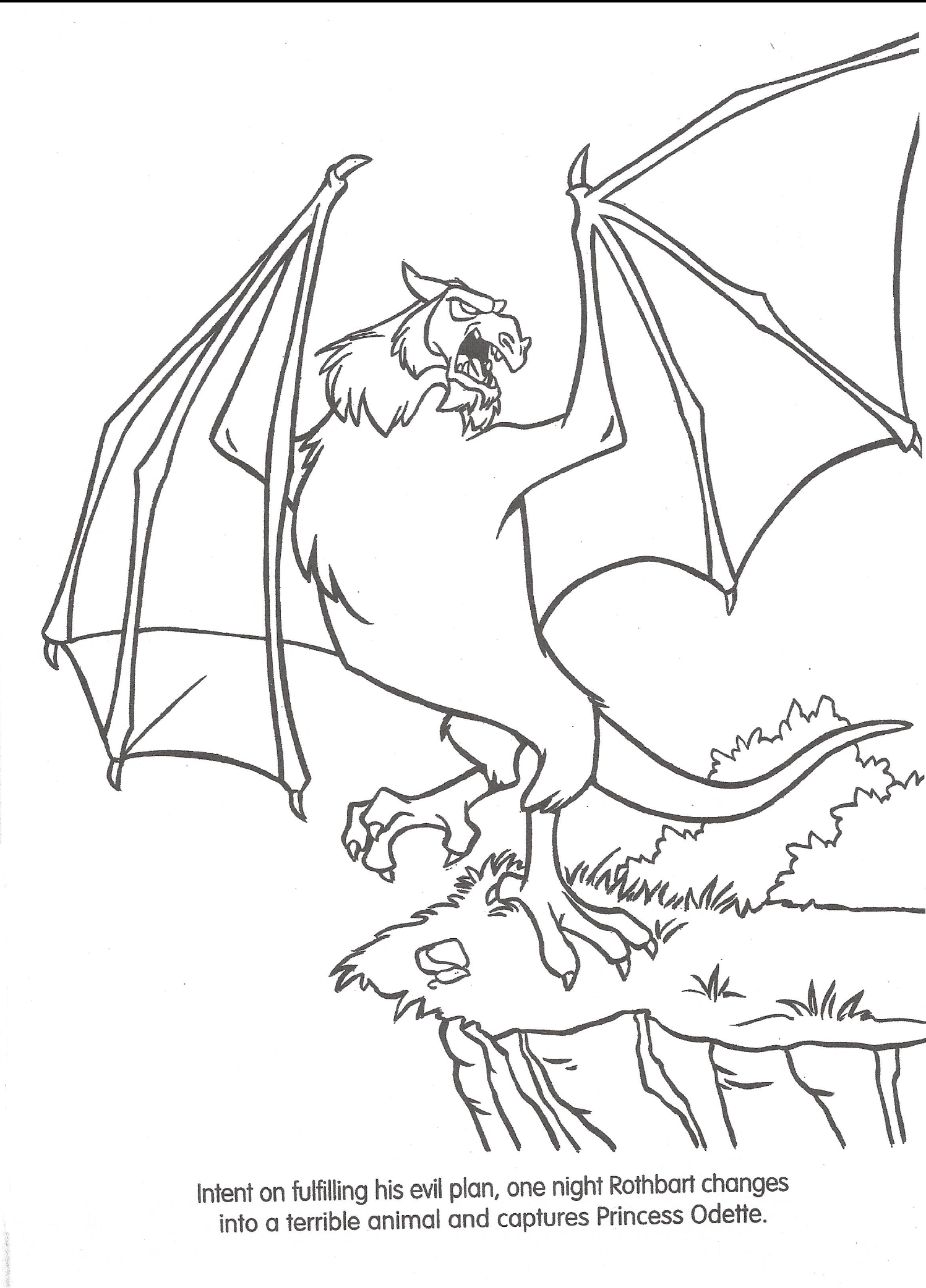 Swan Princess Coloring Pages Image Swan Princess official coloring page 10png The