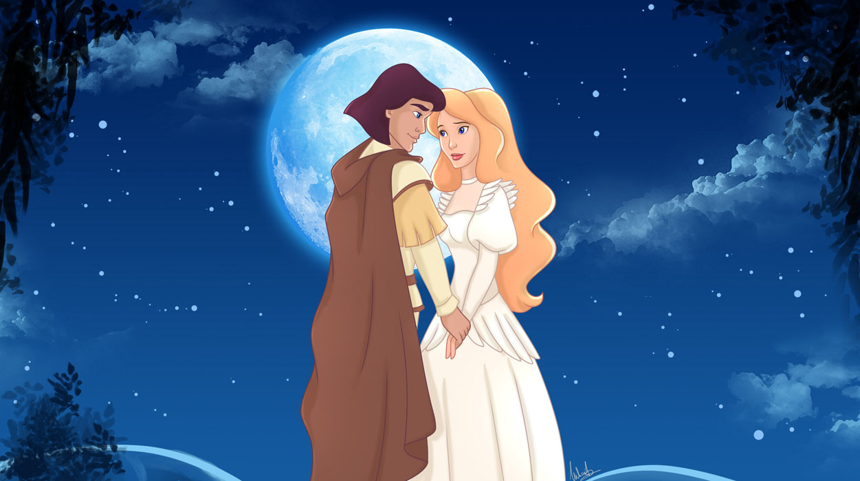 image odette and derek married jpg the swan princess wiki