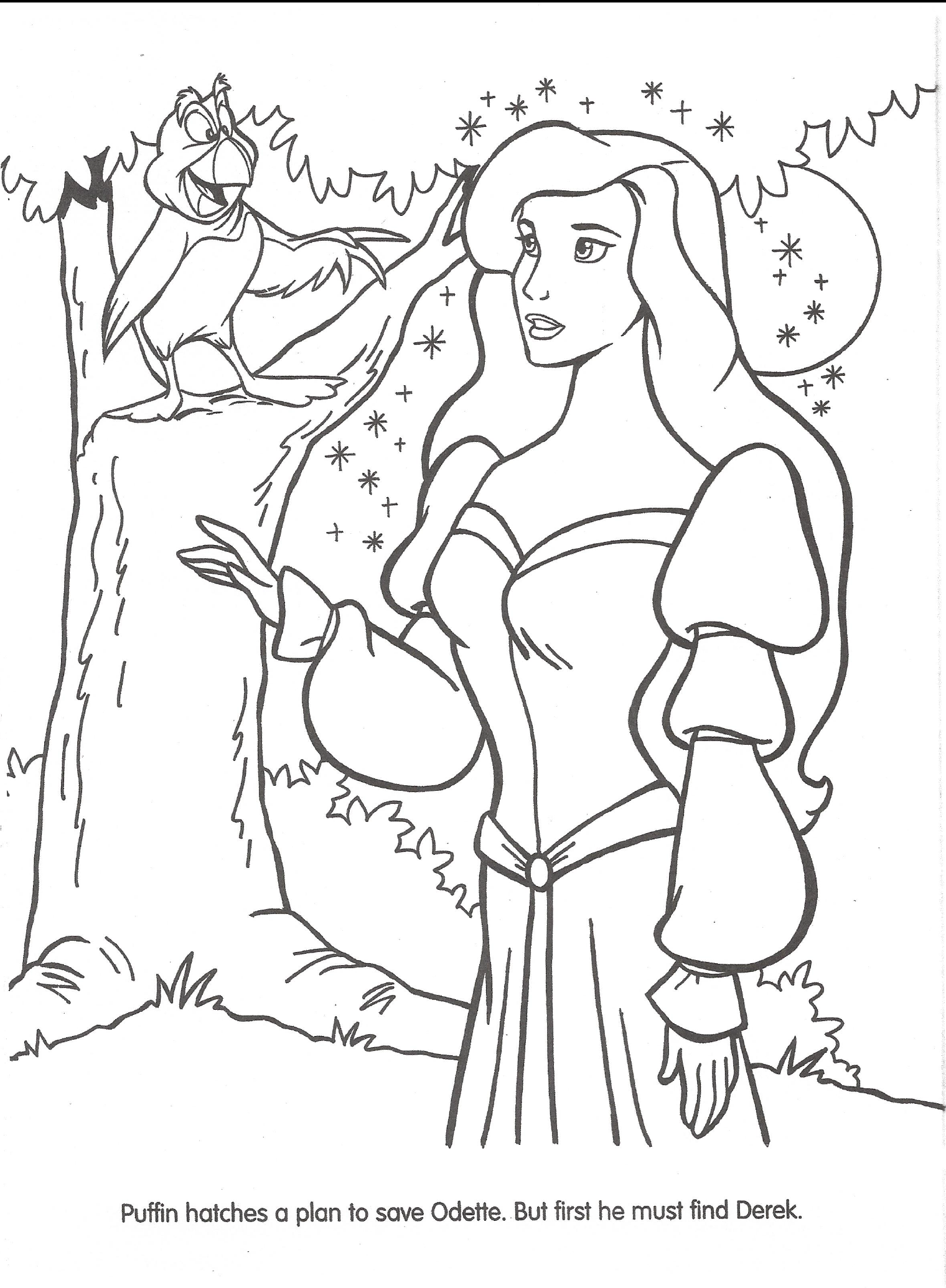 Image - Swan Princess official coloring page 19.png | The Swan Princess