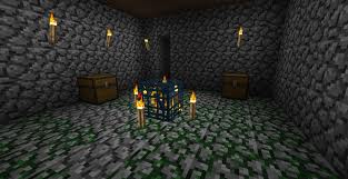Mossy Cobblestone The Tekkit Clic Wiki Fandom Ed By Wikia A Normal Minecraft Dungeon Notice The Moss Stone On Floor