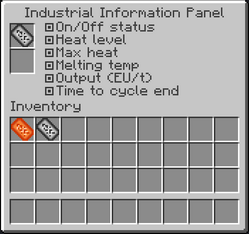 Info panel