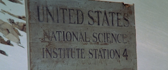 thing outpost 1982 film signage station john