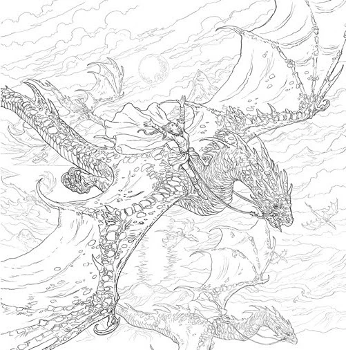 Image TOG Coloring Book Asterin and her wyvern.jpg Throne of
