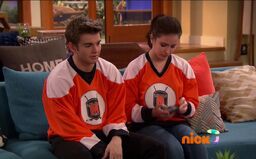 Max and Allison Watching a Match Together