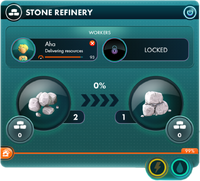 Stone refinery panel
