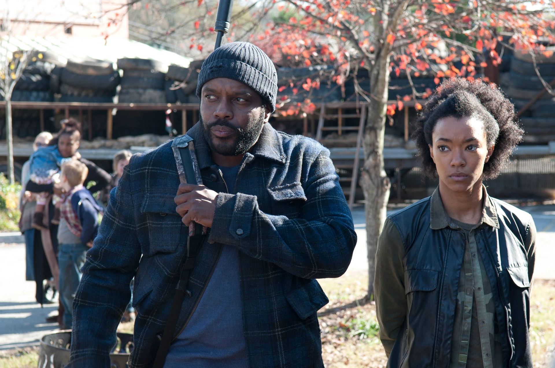 Tyreese y Sasha The Walking Dead Wiki FANDOM powered by Wikia