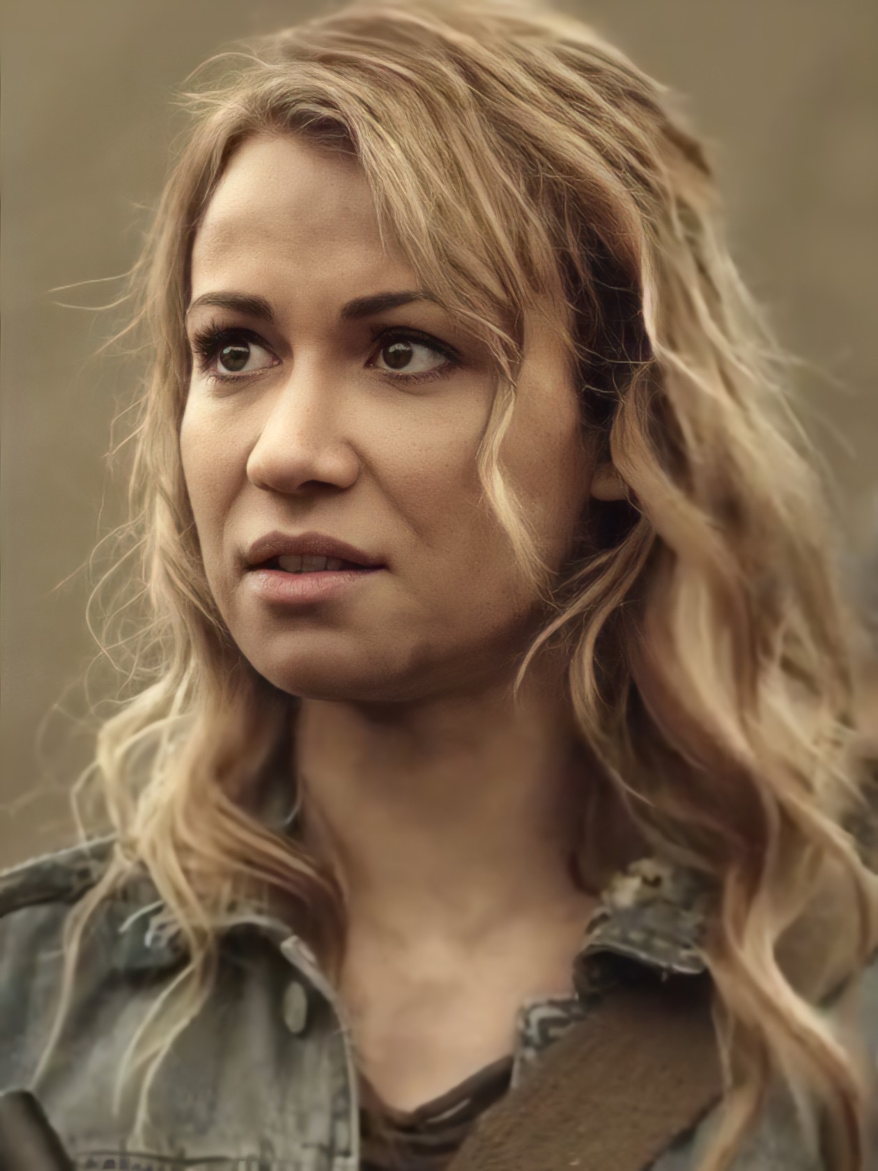 walking dead blonde lady dies