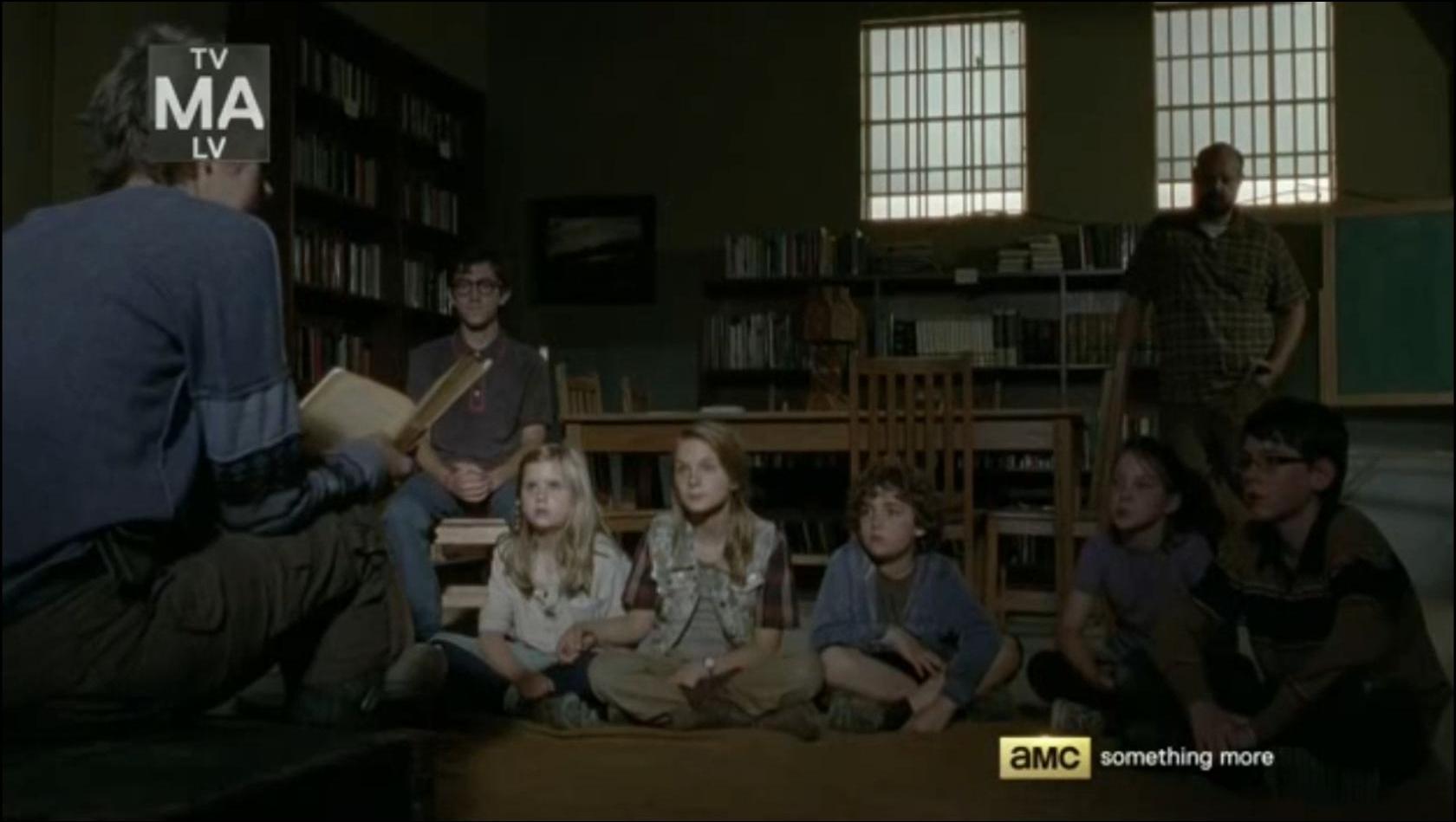 Bild Bibliothek Gefängnis (2).jpg The Walking Dead (TV) Wiki FANDOM powered by Wikia