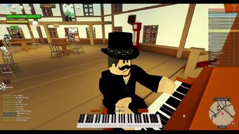Piano Playing The Wild West Wiki Fandom - roblox piano sheets attention