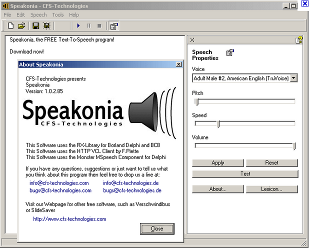 Speakonia Voices Online