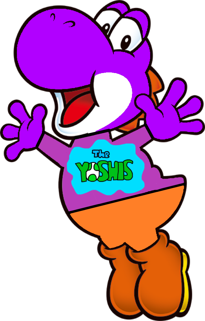 download purple yoshi super mario world