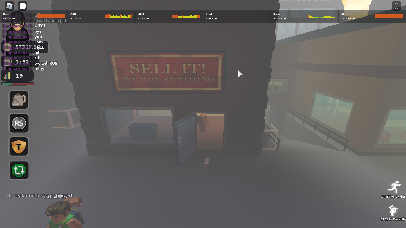 Sell It Thief Life Simulator Roblox Wiki Fandom - jail simulator roblox adventures
